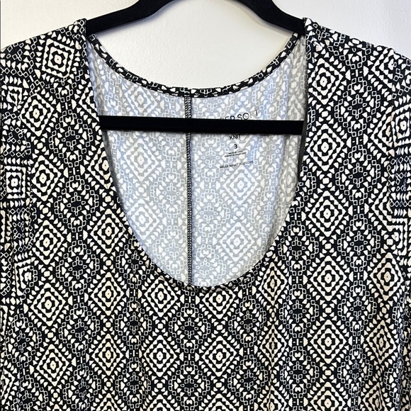 Torrid Black and White Dolman Sleeve Maxi Dress - Picture 4 of 6